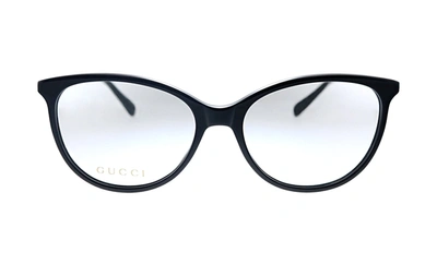 Shop Gucci Gg 0550o 005 Cat-eye Eyeglasses In Demo