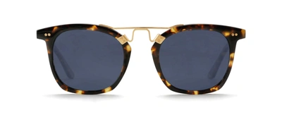 Shop Krewe Lafayette Rectangle Sunglasses In Blue