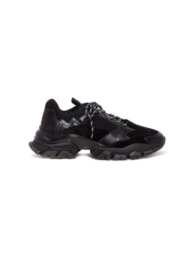 Shop Moncler Leave No Trace Sneakers In Black