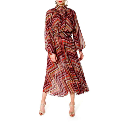 Aggi By Halewski Della Arabian Spice Midi Dress In Midi