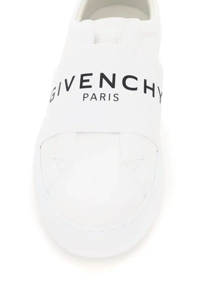 Shop Givenchy Urban Street Sneakers With Elastic Band In White,black