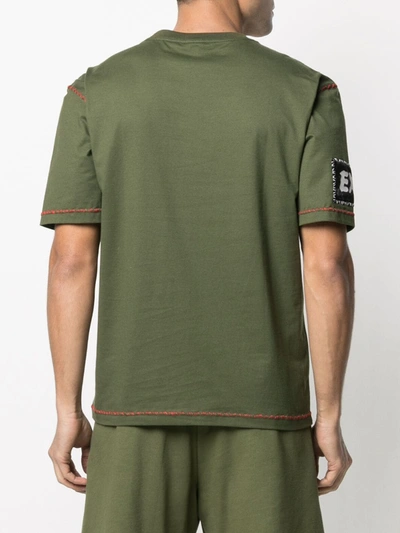 Shop Ktz Multi-patch T-shirt In Green