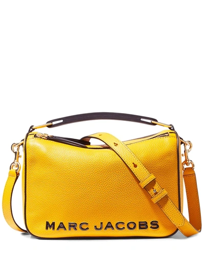 Shop Marc Jacobs The Soft Box 23 Bag In Yellow