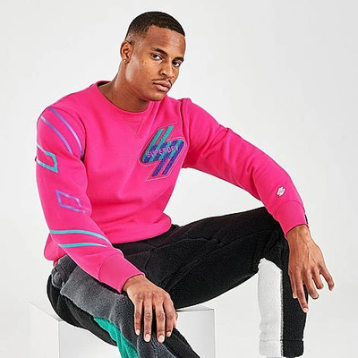 Shop Superdry Men's Sportstyle Nrg Crewneck Sweatshirt In Pink