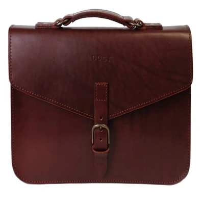 Shop The Dust Company Mod 122 Briefcase In Cuoio Havana