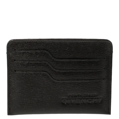 Pre-owned Givenchy Black Leather Card Holder