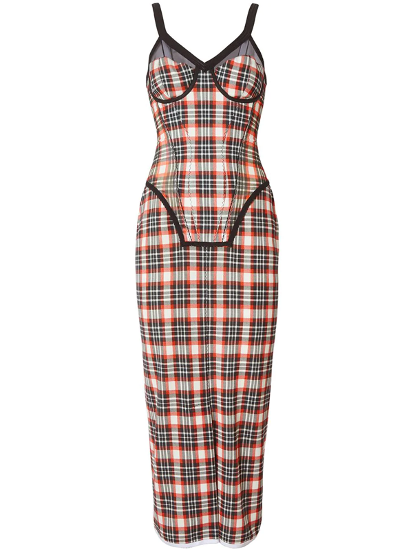 burberry red jersey dress