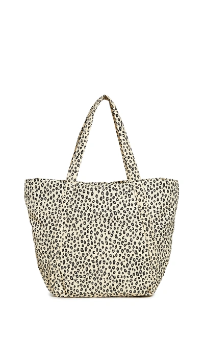 Shop Baggu Cloud Bag In Honey Leopard