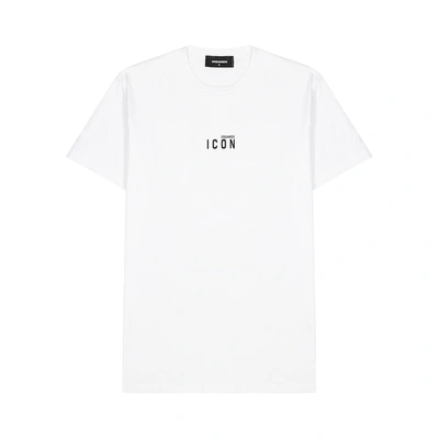 Shop Dsquared2 Icon White Cotton T-shirt