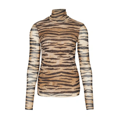 Shop Baum Und Pferdgarten Jodi Sweater In Naturel Tiger