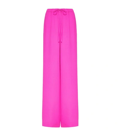 Shop Valentino Silk Trousers