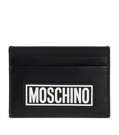 Shop Moschino Rubber Logo Card Holder