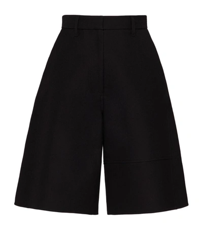 Shop Valentino Cotton Bermuda Shorts