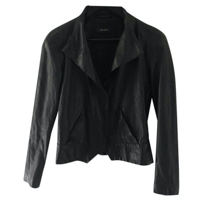 Pre-owned Isabel Marant Leather Jacket In Black