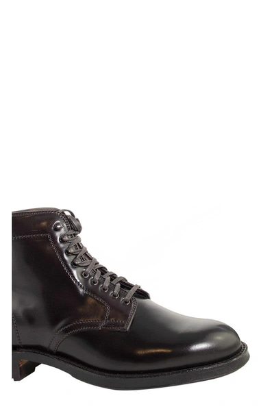 Shop Alden Shoe Company Alden Boot Cordovan Leather In Burgundy