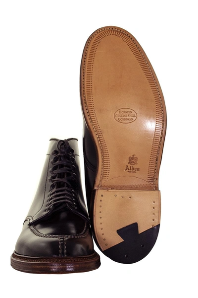 Shop Alden Shoe Company Alden Boot Cordovan In Brown