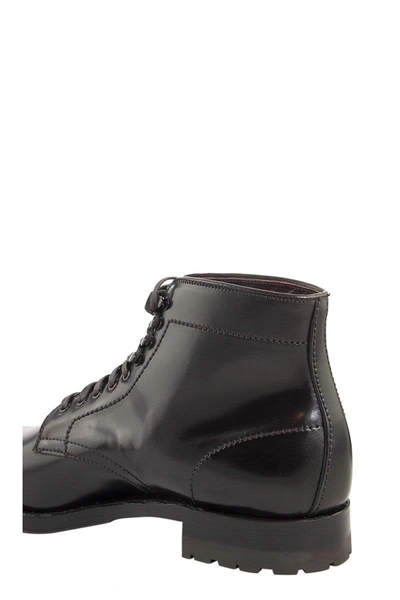 Shop Alden Shoe Company Alden Boot Cordovan Leather In Burgundy