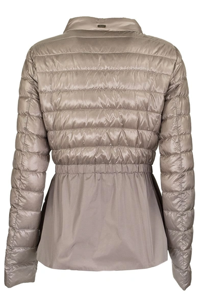 Shop Herno Down Jacket And Technical Taffeta In Antique Pink