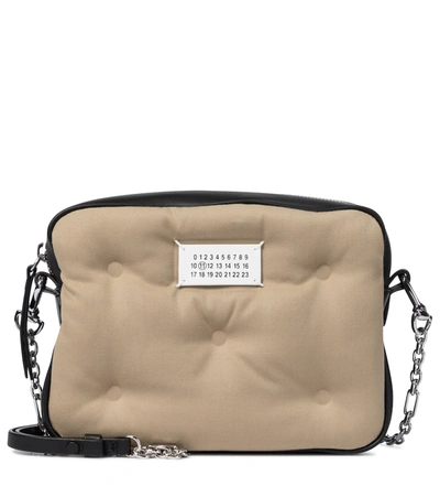 Shop Maison Margiela Glam Slam Small Shoulder Bag In Beige