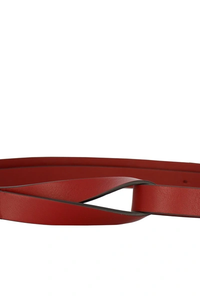 Shop Giulia Maresca Belts Red In Rosso