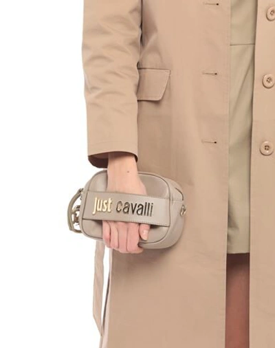 Shop Just Cavalli Handbags In Dove Grey