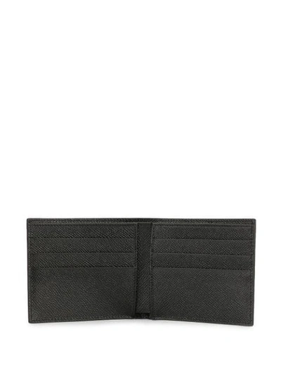 Shop Dolce & Gabbana Star Print Bi-fold Wallet In Black
