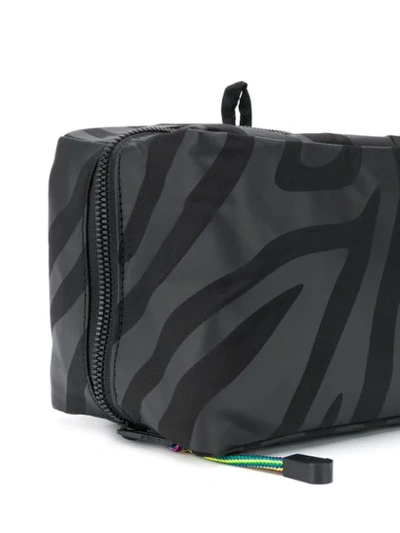 Shop Ps By Paul Smith Animal Print Wash Bag In Black