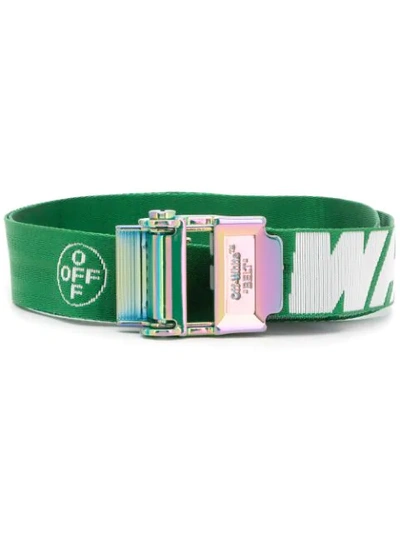 Off-white 2.0 Industrial Buckle Belt In Green
