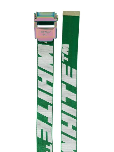 Off-white 2.0 Industrial Buckle Belt In Green
