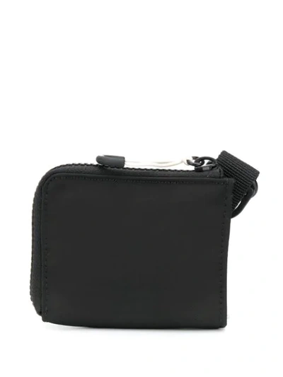 Shop Kenzo Cross-over Logo Wallet With Clip In Black