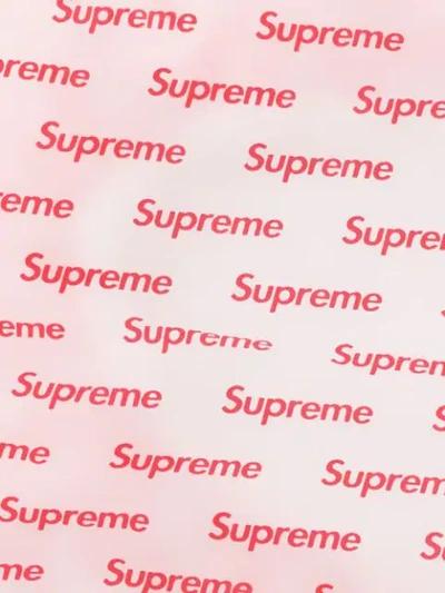 Supreme Logo-print Shower Cap In White