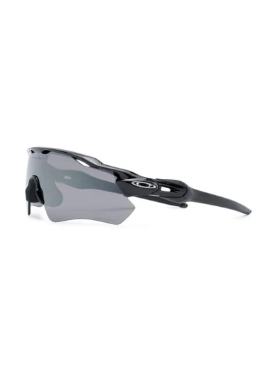 Shop Oakley Oversized Tinted Sunglasses In Black
