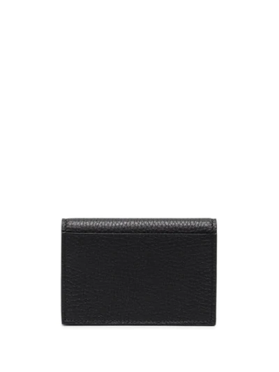 Shop Tom Ford Pebbled Leather Billfold Wallet In Black