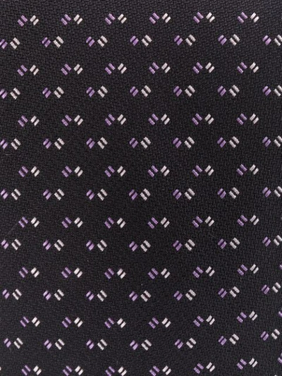 Shop Hugo Boss All-over Pattern Tie In Black
