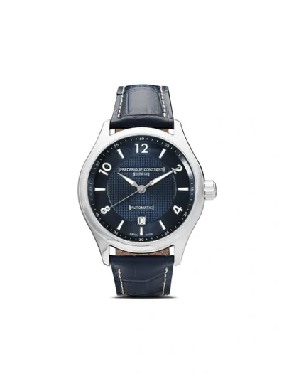 Shop Frederique Constant Runabout Automatic 40mm In Blue