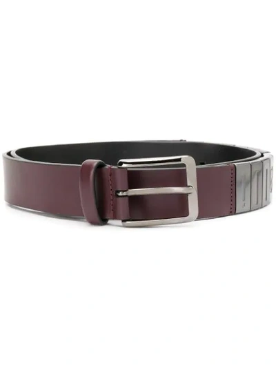 Shop Just Cavalli Adjustable Buckle Belt In Purple