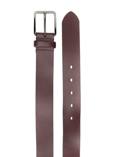 Shop Just Cavalli Adjustable Buckle Belt In Purple