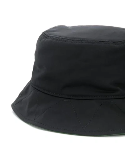 Shop Kenzo Cross-over Logo Bucket Hat In Black