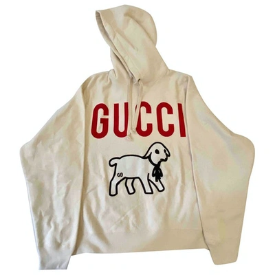 Pre-owned Gucci Beige Cotton Knitwear & Sweatshirts