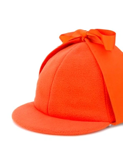 Shop Anglozine Don Deerstalker Hat In Orange