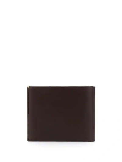 Shop Troubadour Debossed Logo Billfold Wallet In Brown