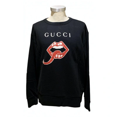 Pre-owned Gucci Black Cotton Knitwear & Sweatshirts