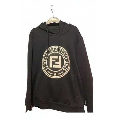 Pre-owned Fendi Navy Cotton Knitwear & Sweatshirts