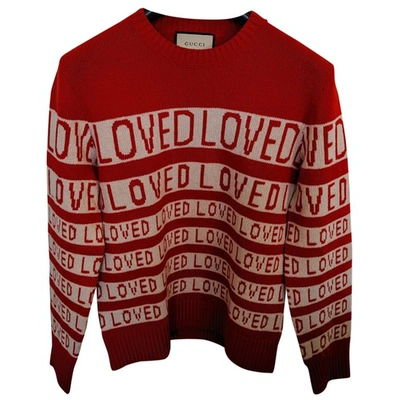 Pre-owned Gucci Red Wool Knitwear & Sweatshirts