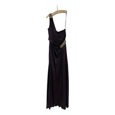 Pre-owned Collette Dinnigan Purple Silk Dress