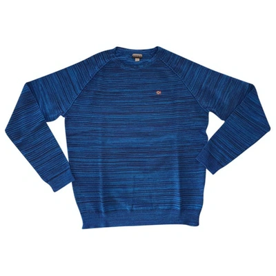 Pre-owned Napapijri Blue Cotton Knitwear & Sweatshirts