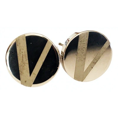 Pre-owned Versace Cufflinks In Silver