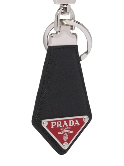 SAFFIANO LEATHER KEYCHAIN