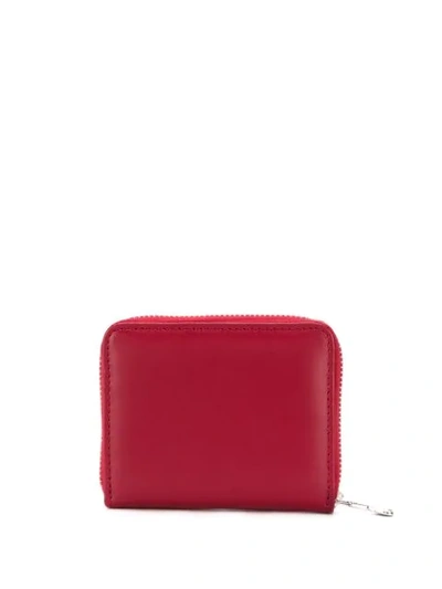 Shop Ami Alexandre Mattiussi Compact Wallet In Red