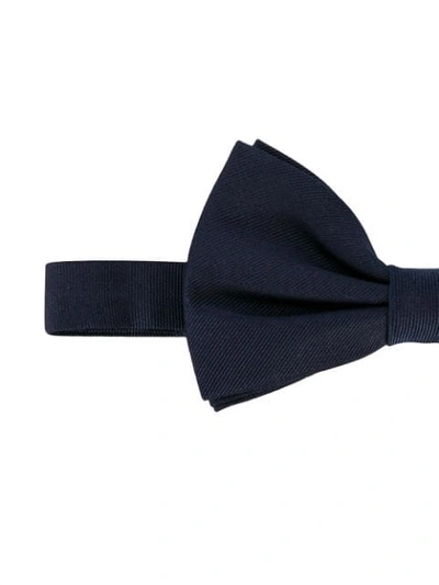 Shop Lady Anne Silk Bow-tie In Blue